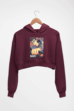 Load image into Gallery viewer, Baby Driver Crop HOODIE FOR WOMEN-Maroon-Ektarfa.online
