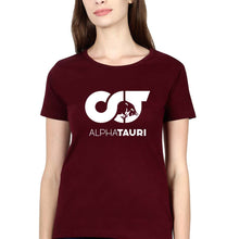 Load image into Gallery viewer, Scuderia AlphaTauri T-Shirt for Women-Maroon-Ektarfa.online
