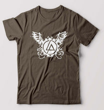 Load image into Gallery viewer, Linkin Park T-Shirt for Men-Olive Green-Ektarfa.online
