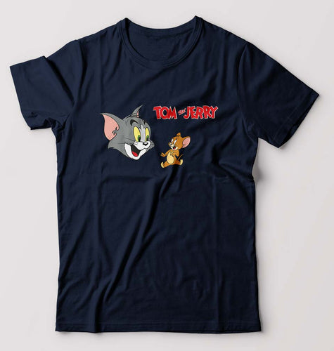 Tom and Jerry T-Shirt for Men-Navy Blue-Ektarfa.online