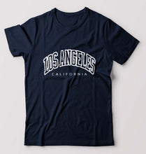 Load image into Gallery viewer, Varsity Los Angeles T-Shirt for Men-Navy Blue-Ektarfa.online
