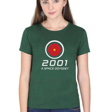 Load image into Gallery viewer, 2001 A Space Odyssey T-Shirt for Women-Dark Green-Ektarfa.online

