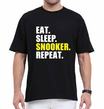 Load image into Gallery viewer, Snooker Oversized T-Shirt for Men-Black-Ektarfa.online
