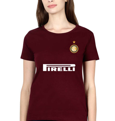 Inter Milan 2021-22 T-Shirt for Women-Maroon-Ektarfa.online