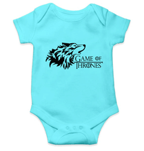 Load image into Gallery viewer, GOT Game Of Thrones Winter Coming Kids Romper For Baby Boy/Girl-0-5 Months(18 Inches)-Sky Blue-Ektarfa.online
