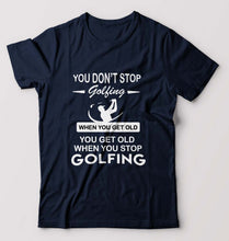 Load image into Gallery viewer, Golf T-Shirt for Men-Navy Blue-Ektarfa.online
