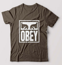 Load image into Gallery viewer, Obey T-Shirt for Men-Olive Green-Ektarfa.online
