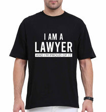 Load image into Gallery viewer, Lawyer Oversized T-Shirt for Men-Black-Ektarfa.online

