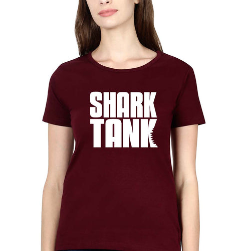 Shark Tank T-Shirt for Women-Maroon-Ektarfa.online