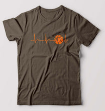 Load image into Gallery viewer, NBA Basketball T-Shirt for Men-Olive Green-Ektarfa.online
