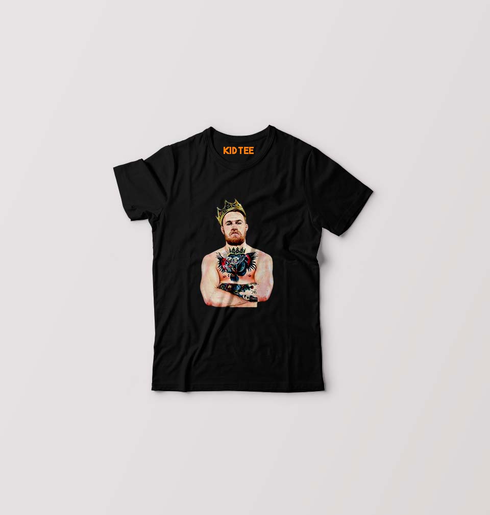 Conor McGregor UFC Kids T-Shirt for Boy/Girl-Black-Ektarfa.online
