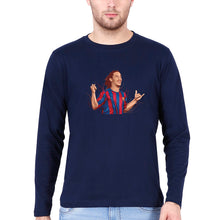 Load image into Gallery viewer, Ronaldinho Full Sleeves T-Shirt for Men-Navy Blue-Ektarfa.online
