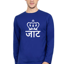 Load image into Gallery viewer, Jaat Full Sleeves T-Shirt for Men-Royal Blue-Ektarfa.online
