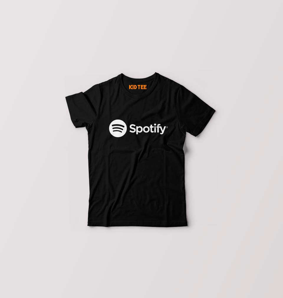 Spotify T-Shirt for Boy/Girl-Black-Ektarfa.online
