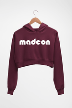 Load image into Gallery viewer, Madeon Crop HOODIE FOR WOMEN-Maroon-Ektarfa.online
