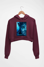 Load image into Gallery viewer, Avatar Crop HOODIE FOR WOMEN-Maroon-Ektarfa.online
