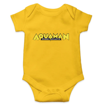 Load image into Gallery viewer, Aqua Man Kids Romper Kids Romper For Baby Boy/Girl-0-5 Months(18 Inches)-Yellow-Ektarfa.online
