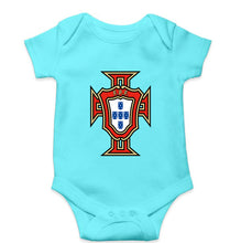 Load image into Gallery viewer, Portugal Football Kids Romper For Baby Boy/Girl-0-5 Months(18 Inches)-Sky Blue-Ektarfa.online
