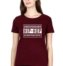 Load image into Gallery viewer, Hip hop T-Shirt for Women-Maroon-Ektarfa.online
