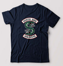 Load image into Gallery viewer, south side serpents riverdale T-Shirt for Men-Navy Blue-Ektarfa.online
