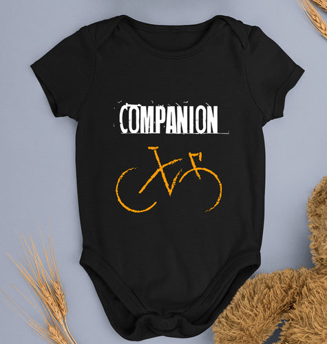 Cycling Companion Kids Romper For Baby Boy/Girl-0-5 Months(18 Inches)-Black-Ektarfa.online