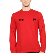 Load image into Gallery viewer, UFC Venum Full Sleeves T-Shirt for Men-Red-Ektarfa.online
