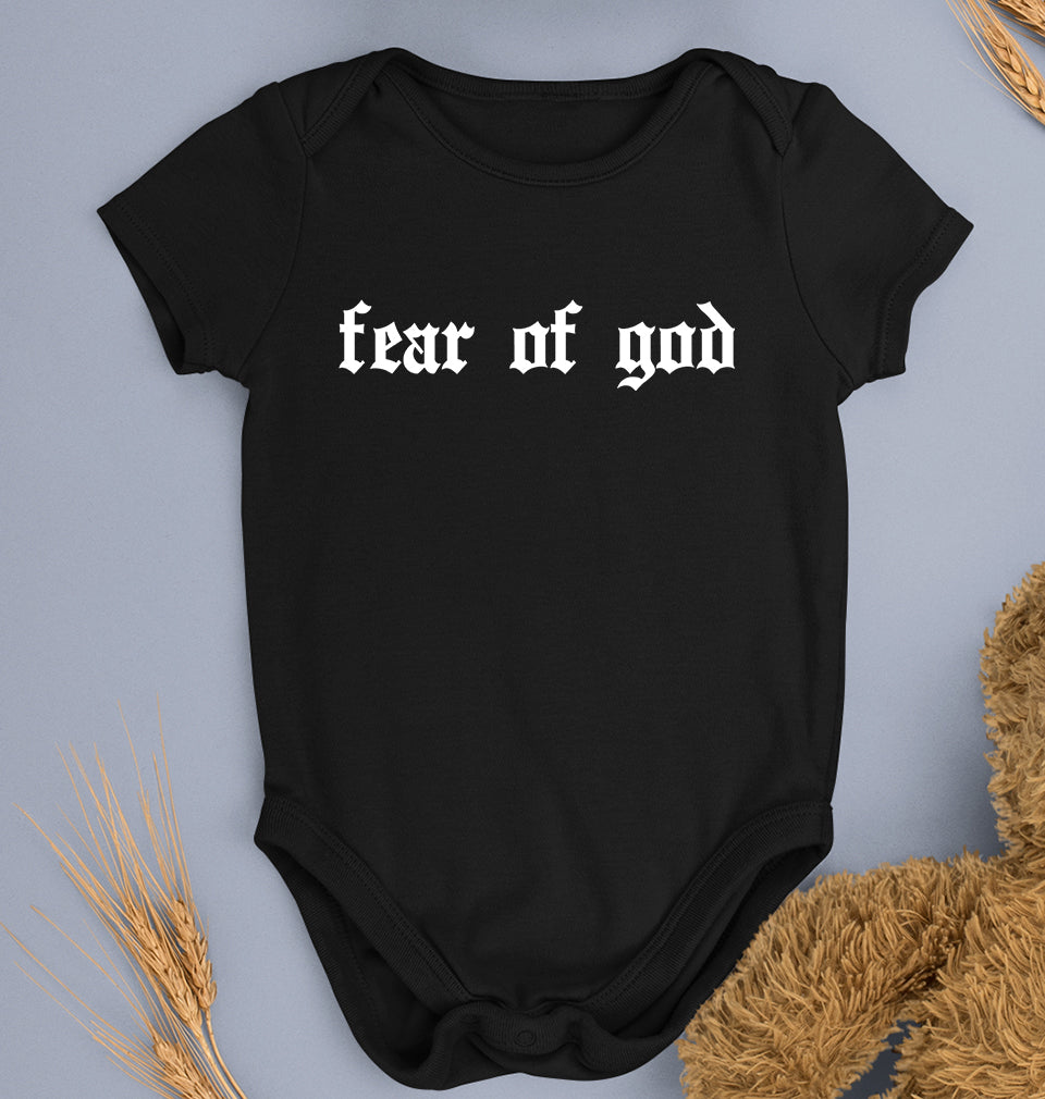 Fear Of God Kids Romper For Baby Boy/Girl-Royal Blue-Ektarfa.online