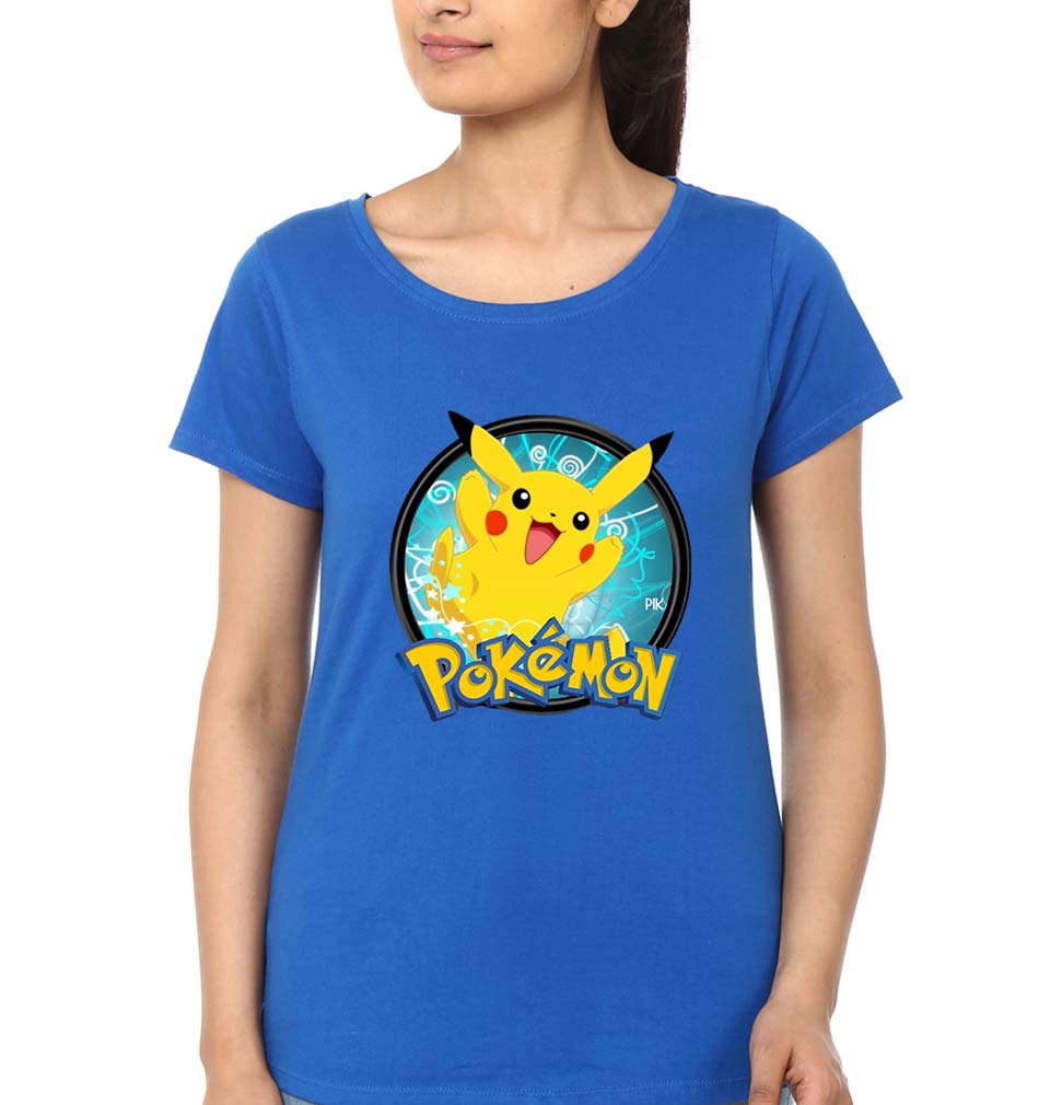 Pokémon T-Shirt for Women-Royal Blue-Ektarfa.online
