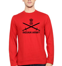 Load image into Gallery viewer, Indian Army Full Sleeves T-Shirt for Men-Red-Ektarfa.online
