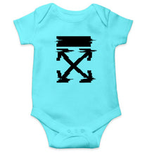 Load image into Gallery viewer, Off White Tee Kids Romper For Baby Boy/Girl-0-5 Months(18 Inches)-Sky Blue-Ektarfa.online
