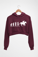 Load image into Gallery viewer, Horse Riding Crop HOODIE FOR WOMEN-Maroon-Ektarfa.online
