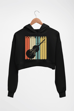 Load image into Gallery viewer, Double Bass Violin Crop HOODIE FOR WOMEN-Black-Ektarfa.online
