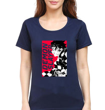 Load image into Gallery viewer, Demon Slayer T-Shirt for Women-Navy Blue-Ektarfa.online
