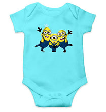 Load image into Gallery viewer, Minion Hurrey Kids Romper For Baby Boy/Girl-Sky Blue-Ektarfa.online
