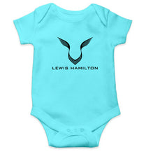 Load image into Gallery viewer, Lewis Hamilton F1 Kids Romper For Baby Boy/Girl-0-5 Months(18 Inches)-Sky Blue-Ektarfa.online
