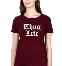 Load image into Gallery viewer, Thug Life 2Pac T-Shirt for Women-Maroon-Ektarfa.online
