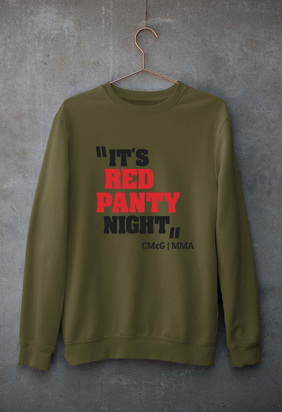 Conor McGregor UFC Unisex Sweatshirt for Men/Women-Olive Green-Ektarfa.online