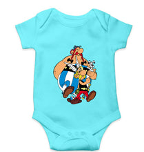 Load image into Gallery viewer, Asterix Kids Romper For Baby Boy/Girl-0-5 Months(18 Inches)-Sky Blue-Ektarfa.online
