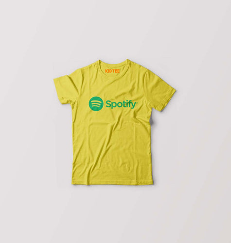 Spotify T-Shirt for Boy/Girl-Yellow-Ektarfa.online