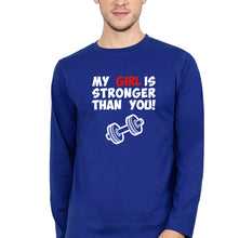 Load image into Gallery viewer, Gym Funny Full Sleeves T-Shirt for Men-Royal Blue-Ektarfa.online
