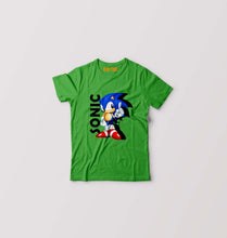Load image into Gallery viewer, Sonic Kids T-Shirt for Boy/Girl-Flag Green-Ektarfa.online
