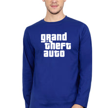Load image into Gallery viewer, Grand Theft Auto (GTA) Full Sleeves T-Shirt for Men-Royal Blue-Ektarfa.online
