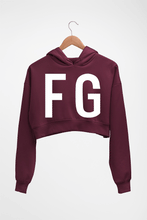 Load image into Gallery viewer, Fear of God Crop HOODIE FOR WOMEN-Maroon-Ektarfa.online
