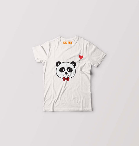 Panda Kids T-Shirt for Boy/Girl-Grey-Ektarfa.online