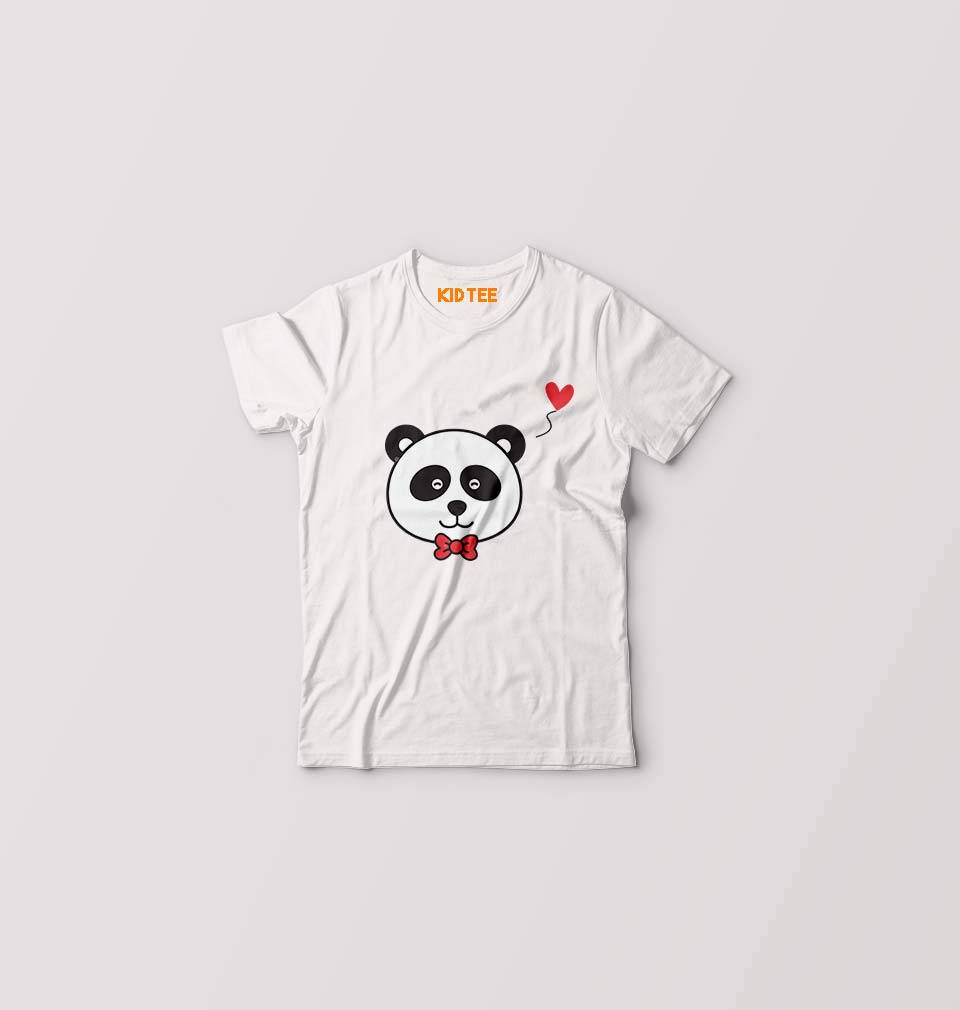 Panda Kids T-Shirt for Boy/Girl-Grey-Ektarfa.online