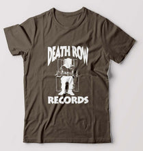 Load image into Gallery viewer, Death Row Records T-Shirt for Men-Olive Green-Ektarfa.online
