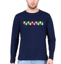 Load image into Gallery viewer, Table Tennis (TT) Full Sleeves T-Shirt for Men-Navy Blue-Ektarfa.online
