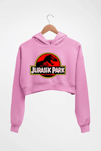 Load image into Gallery viewer, Jurassic Park Crop HOODIE FOR WOMEN-Light Baby Pink-Ektarfa.online
