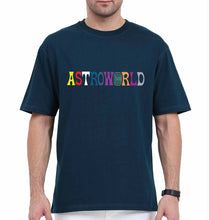 Load image into Gallery viewer, Astroworld Travis Scott Oversized T-Shirt for Men-Petrol Blue-Ektarfa.online
