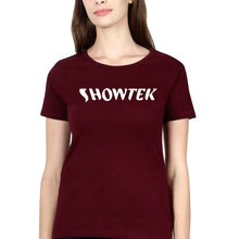 Load image into Gallery viewer, Showtek T-Shirt for Women-Maroon-Ektarfa.online
